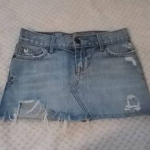 Abercrombie jean skirt.